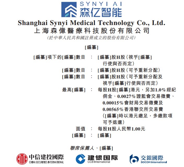 新股消息 森亿智能递表港交所 为中国最大的医院AI医疗解决方案供应商(图1)
